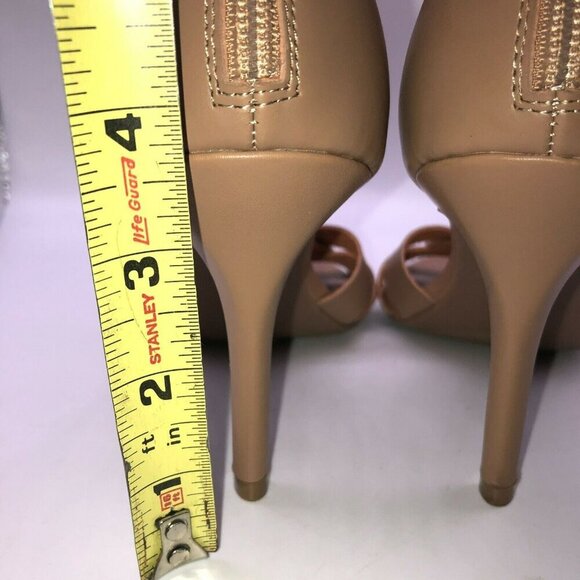 BCBGeneration Womens Size 9.5? Ankle Strap Open Toe Heels Stiletto Sandals - Picture 6 of 7